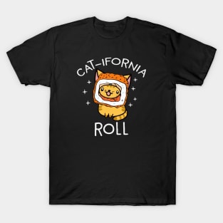 Catifornia Roll Funny Sushi Cat Pun T-Shirt